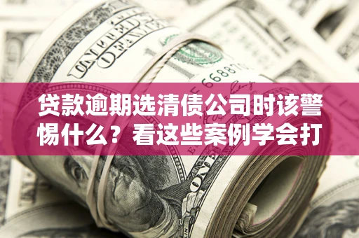 武汉贷款逾期选清债公司时该警惕什么？看这些案例学会打翻身仗