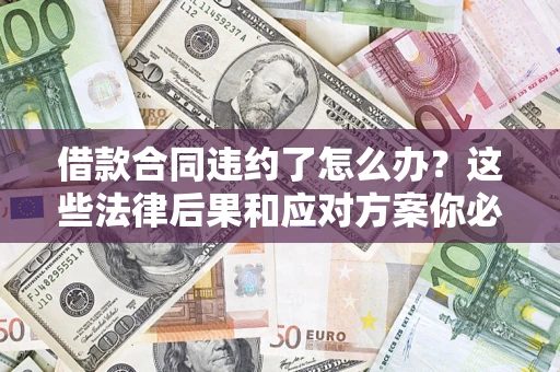 武汉借款合同违约了怎么办？这些法律后果和应对方案你必须知道