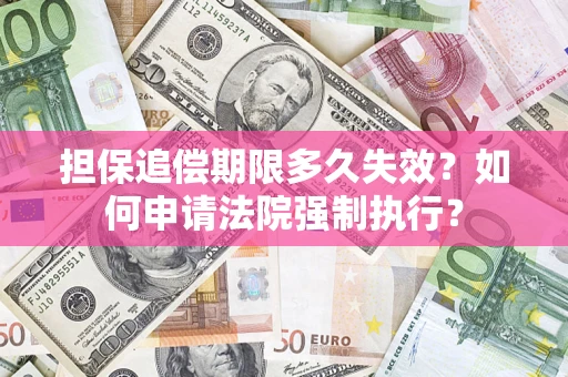 武汉担保追偿期限多久失效？如何申请法院强制执行？