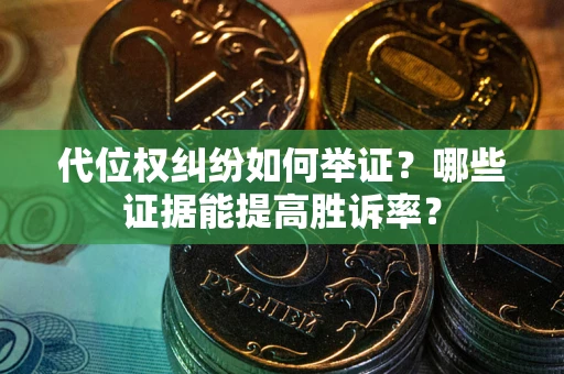 武汉代位权纠纷如何举证？哪些证据能提高胜诉率？