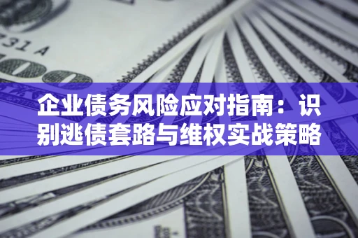 武汉企业债务风险应对指南：识别逃债套路与维权实战策略